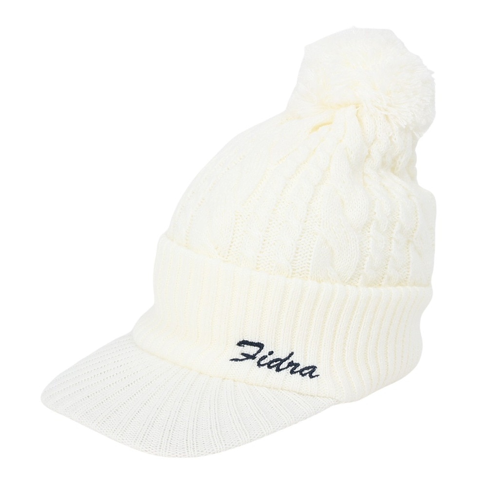 フィドラ（FIDRA）（レディース）ゴルフ ポンポンニット帽 FD5SWA19 WHT