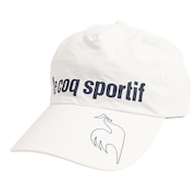 ルコックゴルフ（レディース）ゴルフ レイン キャップ 雨 帽子 QGCTJC30 WH00