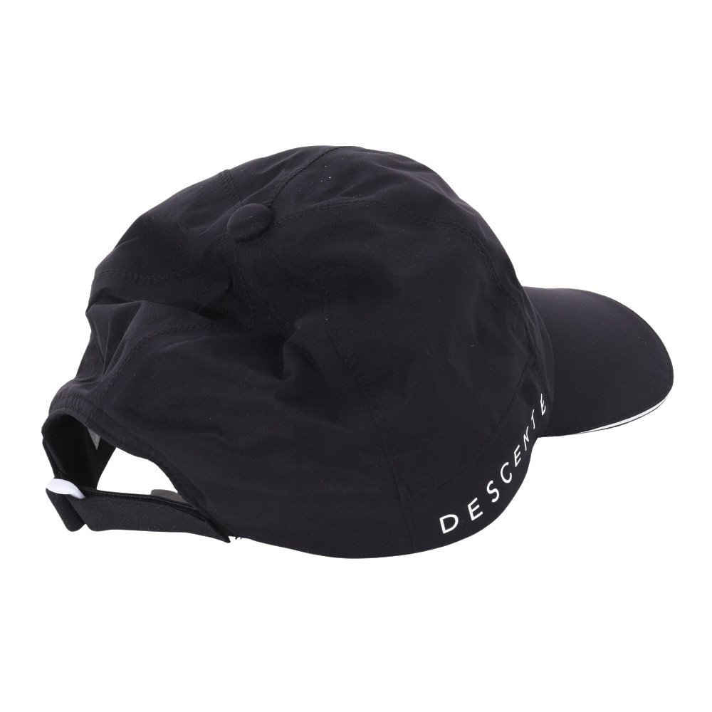 デサントゴルフ（DESCENTEGOLF）（レディース）ゴルフ レイン キャップ 雨 帽子 DGCTJC30 BK00