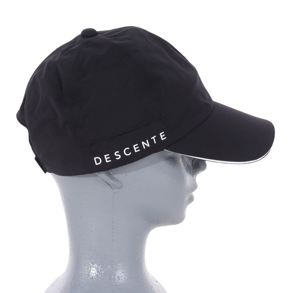 デサントゴルフ（DESCENTEGOLF）（レディース）ゴルフ レイン キャップ 雨 帽子 DGCTJC30 BK00