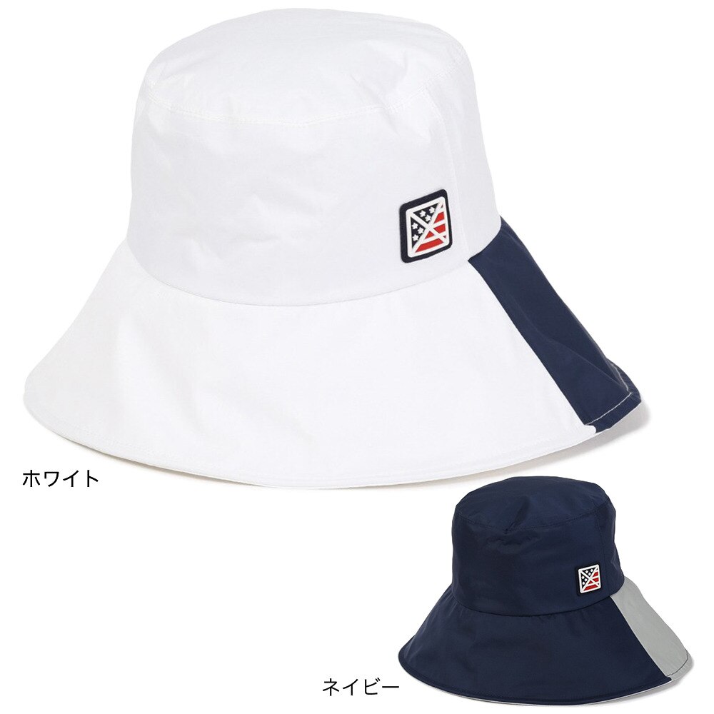 トミーアーマー（Tommy Armour）（レディース）ゴルフ レイン ハット 雨 帽子 TAST23S080007 WHT