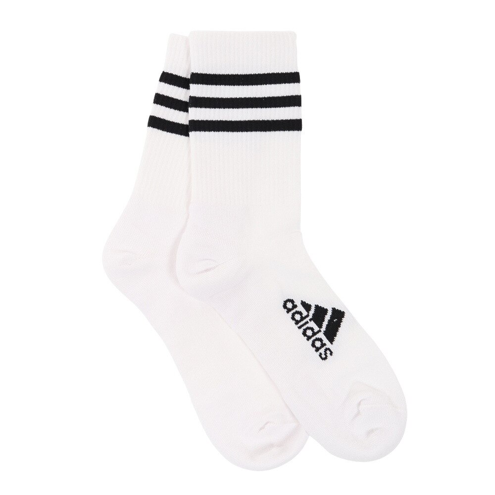 アディダス Adidas 返品可 ゴルフ クルー丈 スリーストライプ クッションソックス レディース アクセサリー ソックス・靴下 クルーソックス 白 ホワイト HA5932 Gnot レディースウェア 返品可 アディダス公式 アクセサリー ソックス・靴下 ゴルフ adidas クルー丈 スリーストライプ クッションソックス
