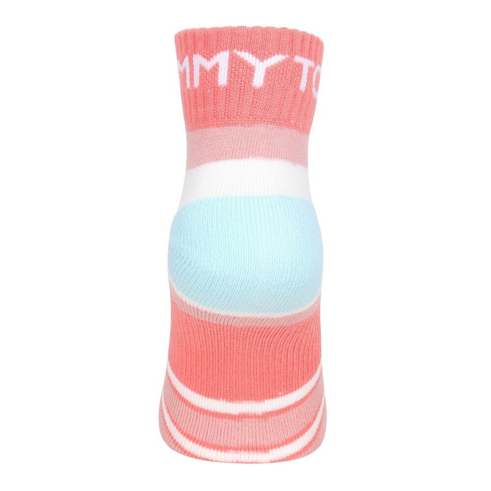 トミー ヒルフィガー ゴルフ（TOMMY HILFIGER GOLF）（レディース）ゴルフ ミドル丈 ソックス THMB2S2F-オレンジ