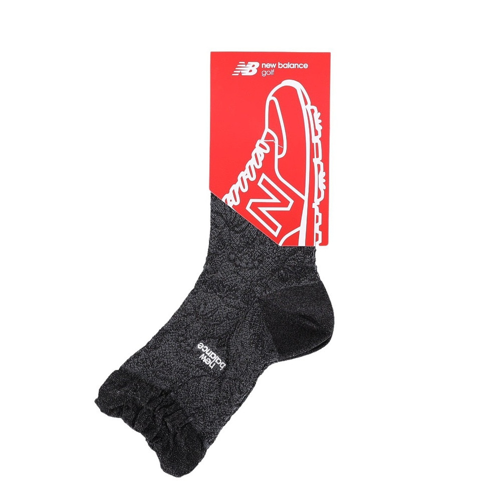 ニューバランス（new balance）（レディース）ゴルフ フラワーレース ソックス 012-3186501-010