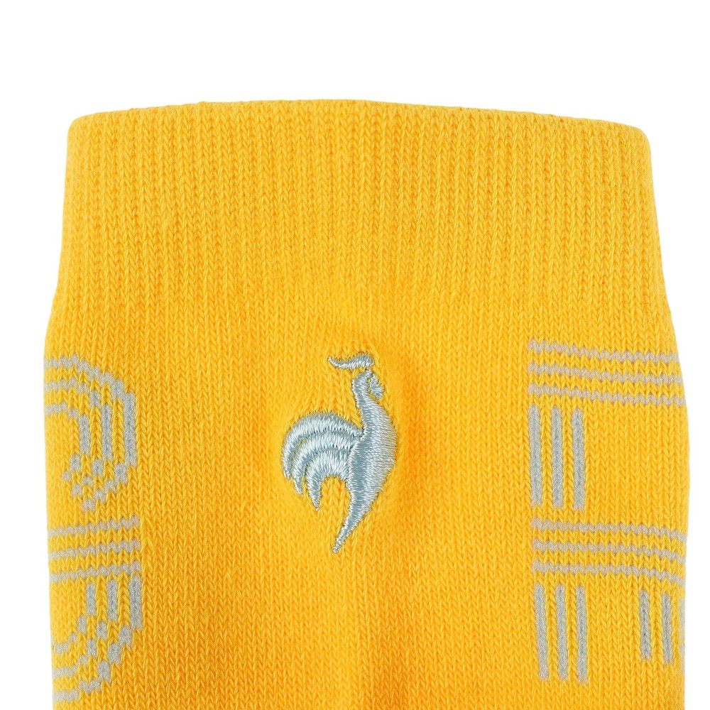 ルコックスポルティフ（lecoqsportif）（レディース）ゴルフ 抗菌防臭 バイカラーレギュラー丈ソックス QGCWJB04 YLBL