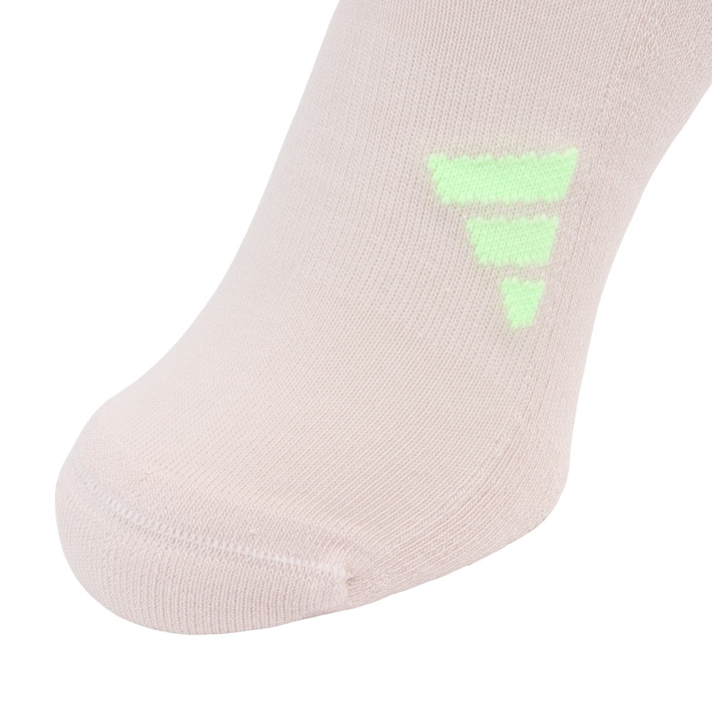 アディダス（adidas）（レディース）ゴルフ クルー丈 スリーストライプス クッションソックス MGR52-IK7416BEG