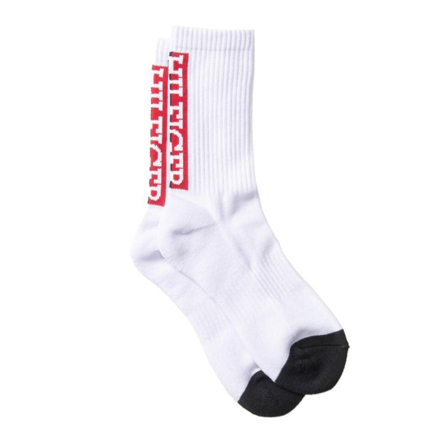 トミー ヒルフィガー ゴルフ（TOMMY HILFIGER GOLF）（レディース）ゴルフ ミドルロゴソックス THMB4SEL-WHT