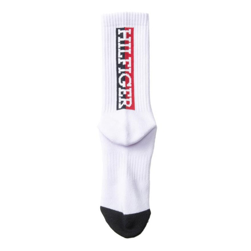 トミー ヒルフィガー ゴルフ（TOMMY HILFIGER GOLF）（レディース）ゴルフ ミドルロゴソックス THMB4SEL-WHT