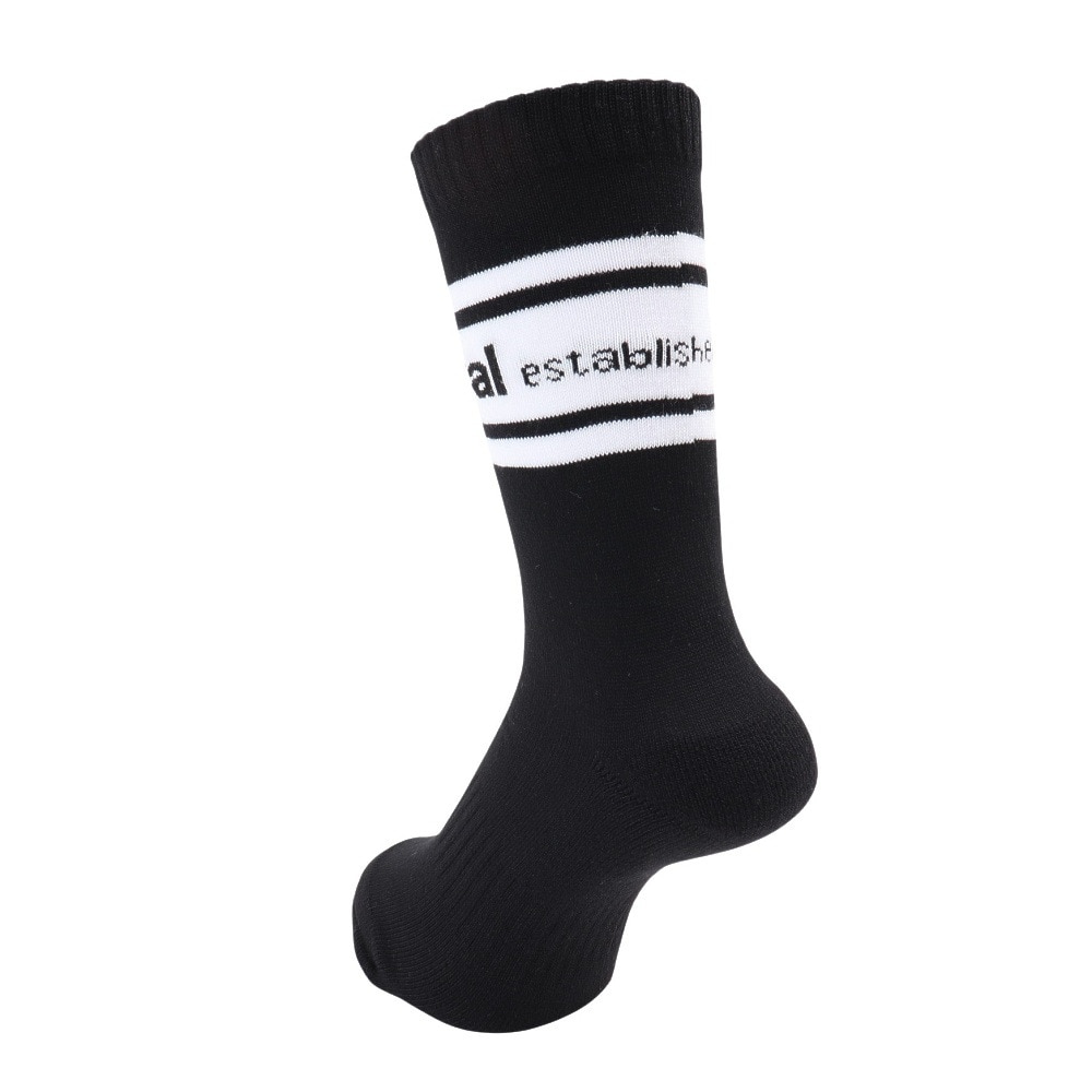 アドミラル ゴルフ（Admiral GOLF）（レディース）ライン ミドルソックス ADMB4ABL-BLK