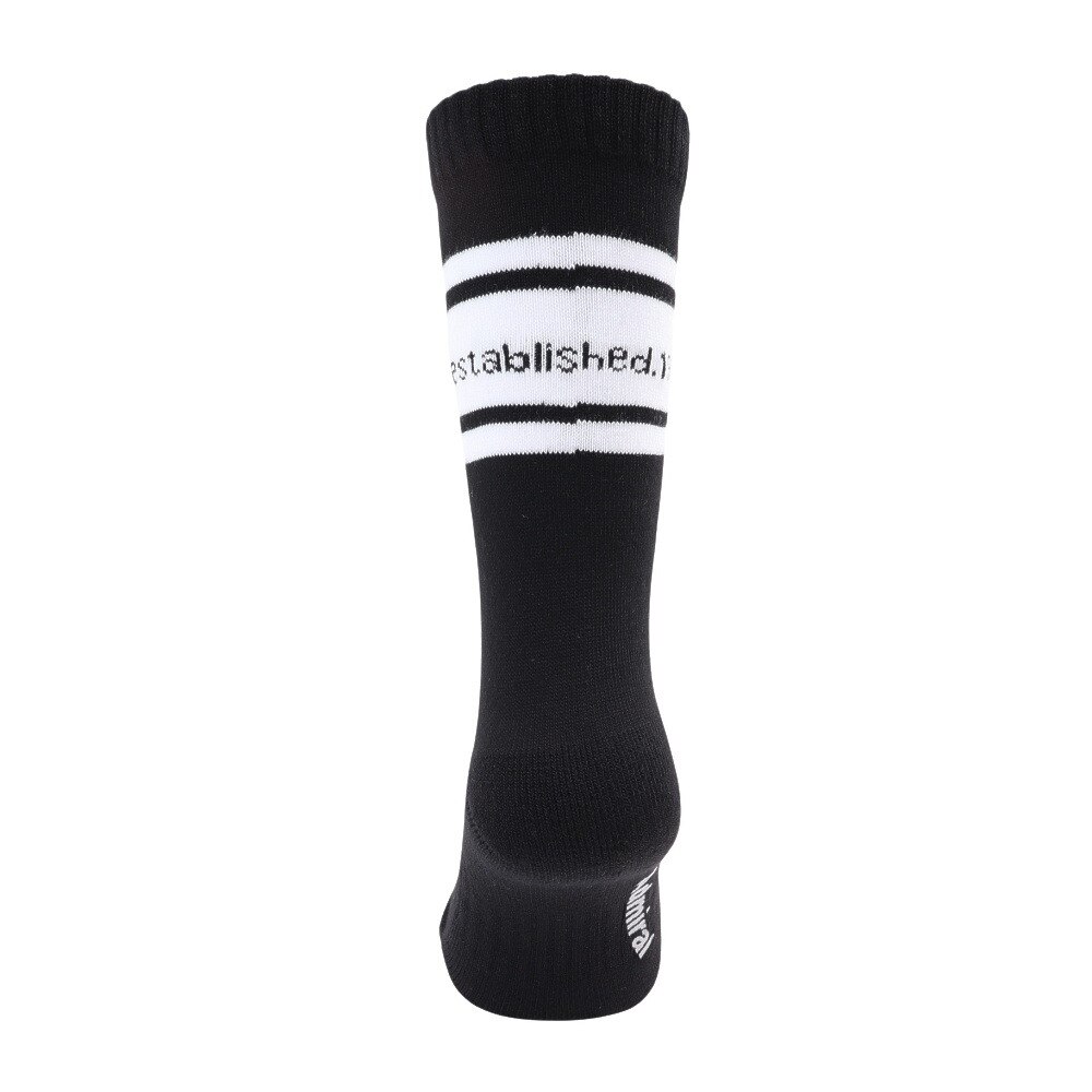 アドミラル ゴルフ（Admiral GOLF）（レディース）ライン ミドルソックス ADMB4ABL-BLK