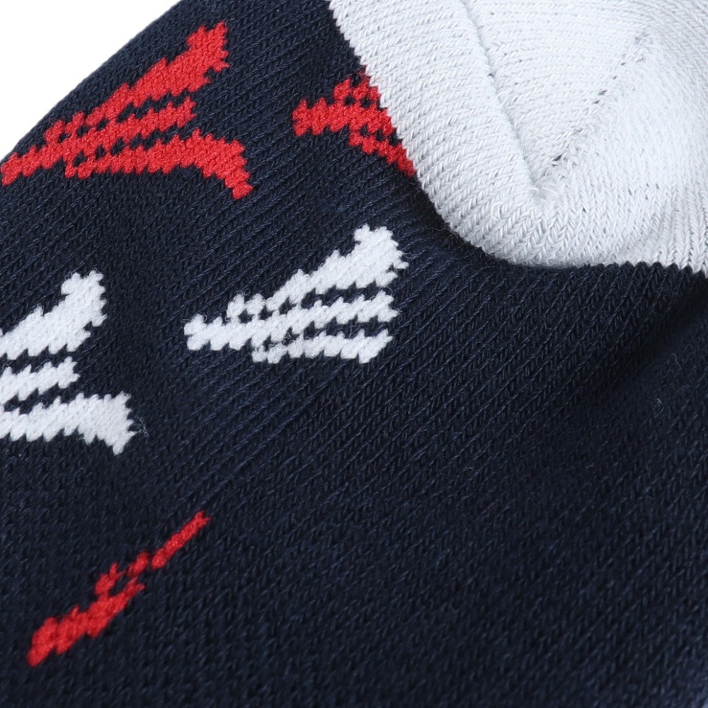 ルコックスポルティフ（lecoqsportif）（レディース）ゴルフ 抗菌防臭 ジャガードレギュラー丈ソックス QGCXJB10 NV00