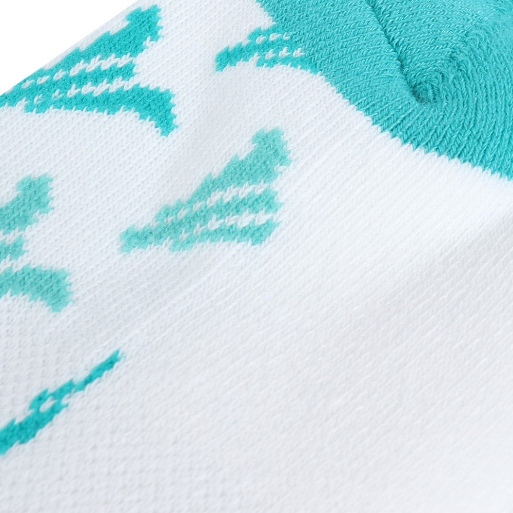ルコックスポルティフ（lecoqsportif）（レディース）ゴルフ 抗菌防臭 ジャガードレギュラー丈ソックス QGCXJB10 WH00