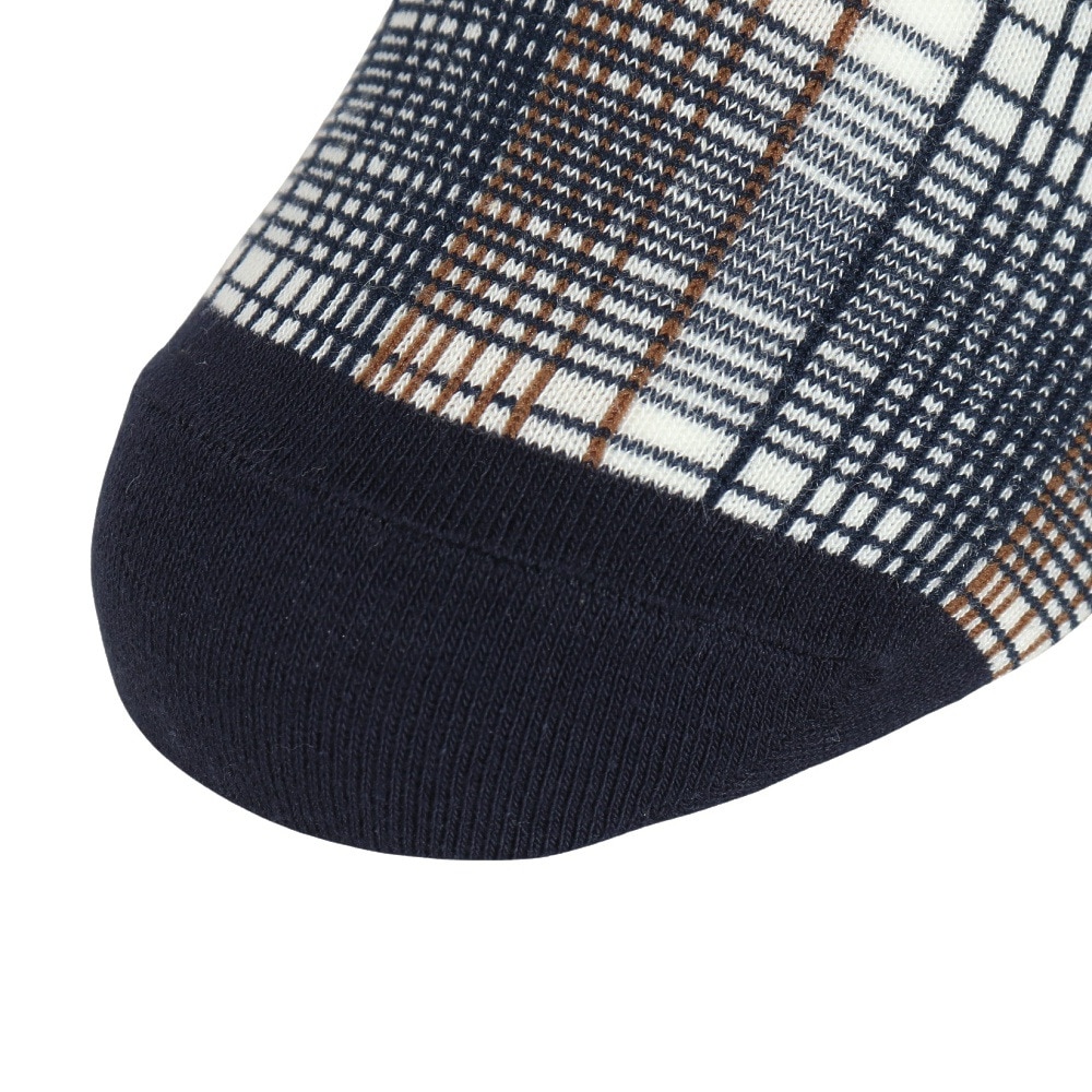 ROSASEN（レディース）ゴルフ 抗菌防臭 オンブレーチェック レギュラー丈 ソックス 046-42862-098-24AW