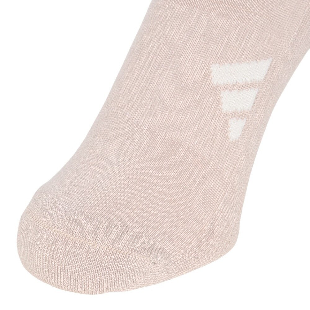 アディダス（adidas）（レディース）ゴルフ クルー丈 スリーストライプ クッションソックス MGR52-IS6534 WT