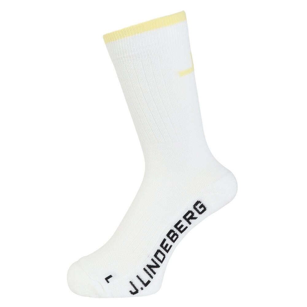 J.LINDEBERG（レディース）ゴルフ 速乾 ジャガード ロゴソックス 073-42860-031