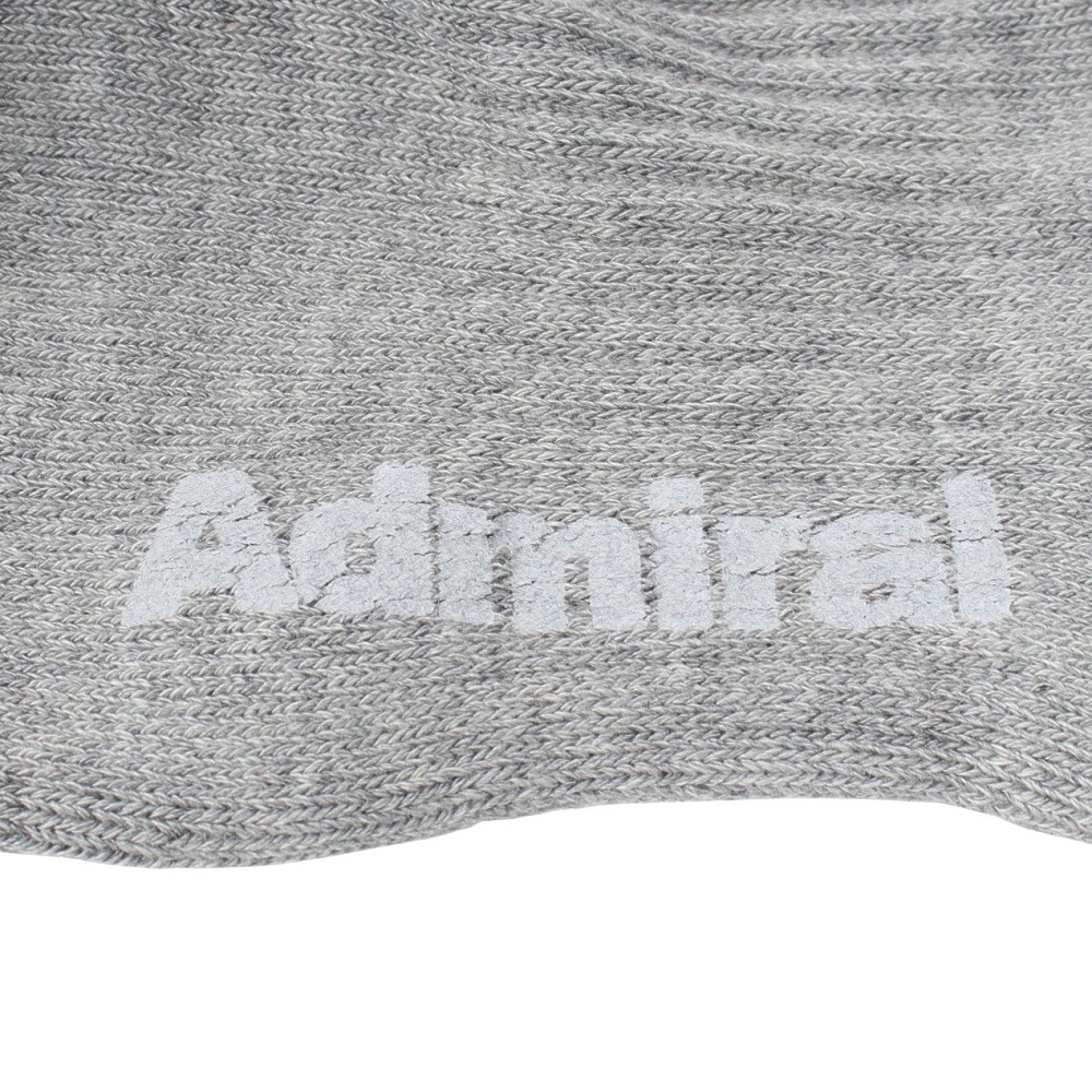 アドミラル ゴルフ（Admiral GOLF）（レディース）ゴルフ 抗菌防臭 ライン ミドルソックス ADMB4B20-GRY