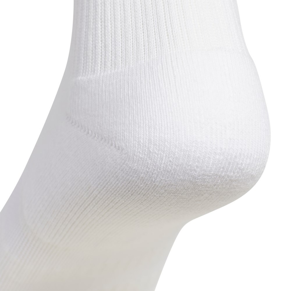 アディダス（adidas）（レディース）ハーフクルー丈 ソリッド クッションソックス KSM66-JD4437W