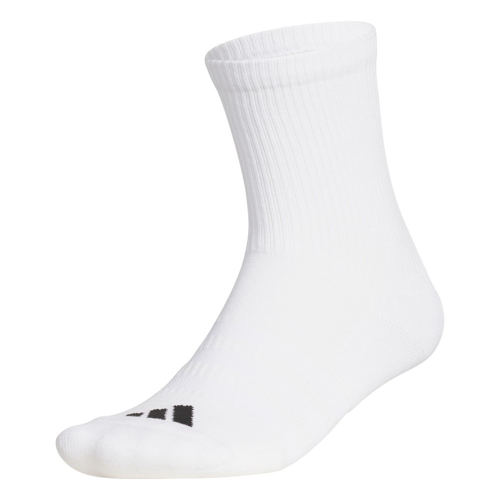 アディダス（adidas）（レディース）ハーフクルー丈 ソリッド クッションソックス KSM66-JD4437W