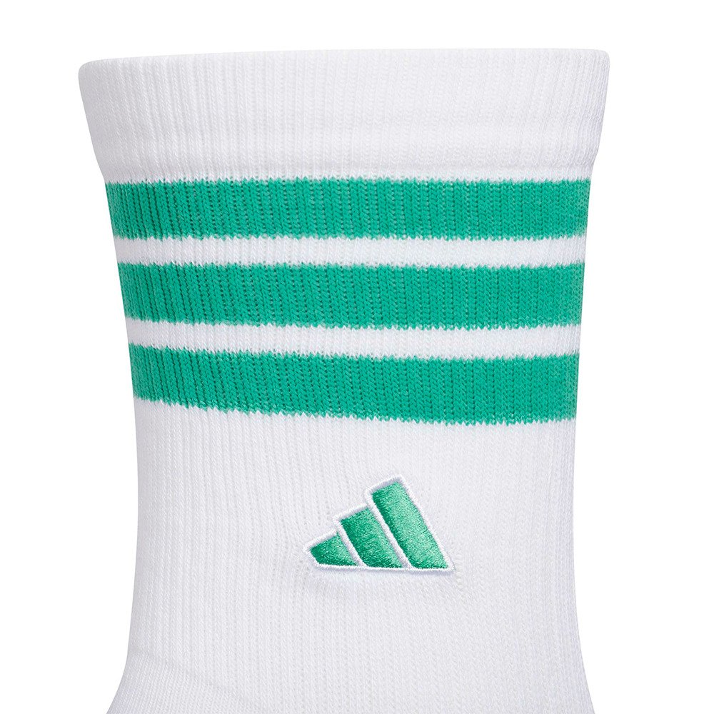 アディダス（adidas）（レディース）ゴルフ クルー丈 3ST クッションソックス KO387-KF0462W/GRN