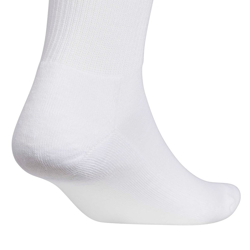 アディダス（adidas）（レディース）ゴルフ クルー丈 3ST クッションソックス KO387-KF0464WH/BK