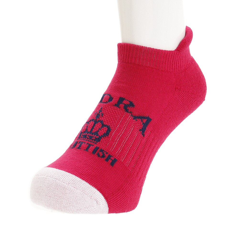  【衝撃価格】アンクルソックス 甲ロゴ FIDRA BFB253153PNK