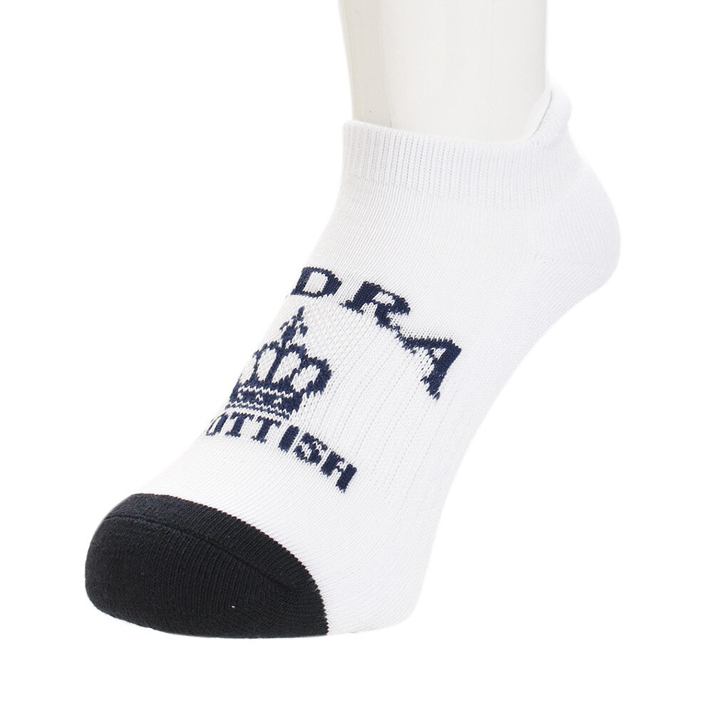 【衝撃価格】アンクルソックス 甲ロゴ FIDRA BFB253153WHT