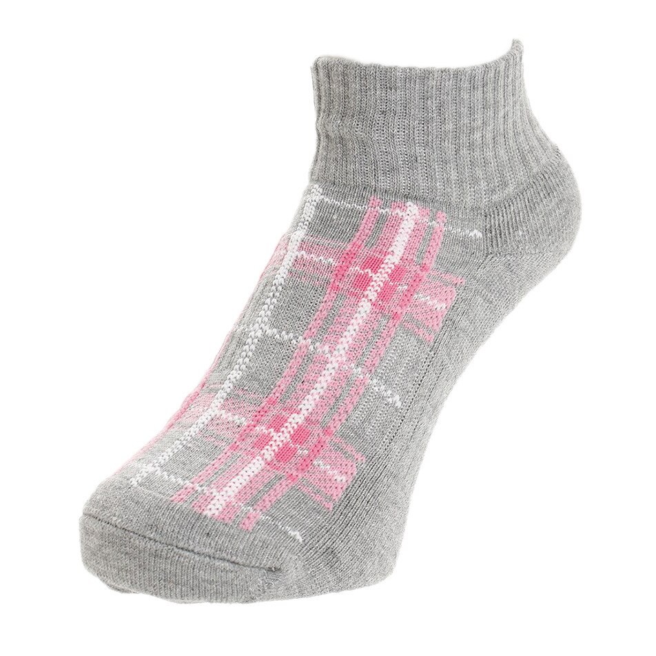  【衝撃価格】ショートソックス チェック FIDRA BFB253156GRY