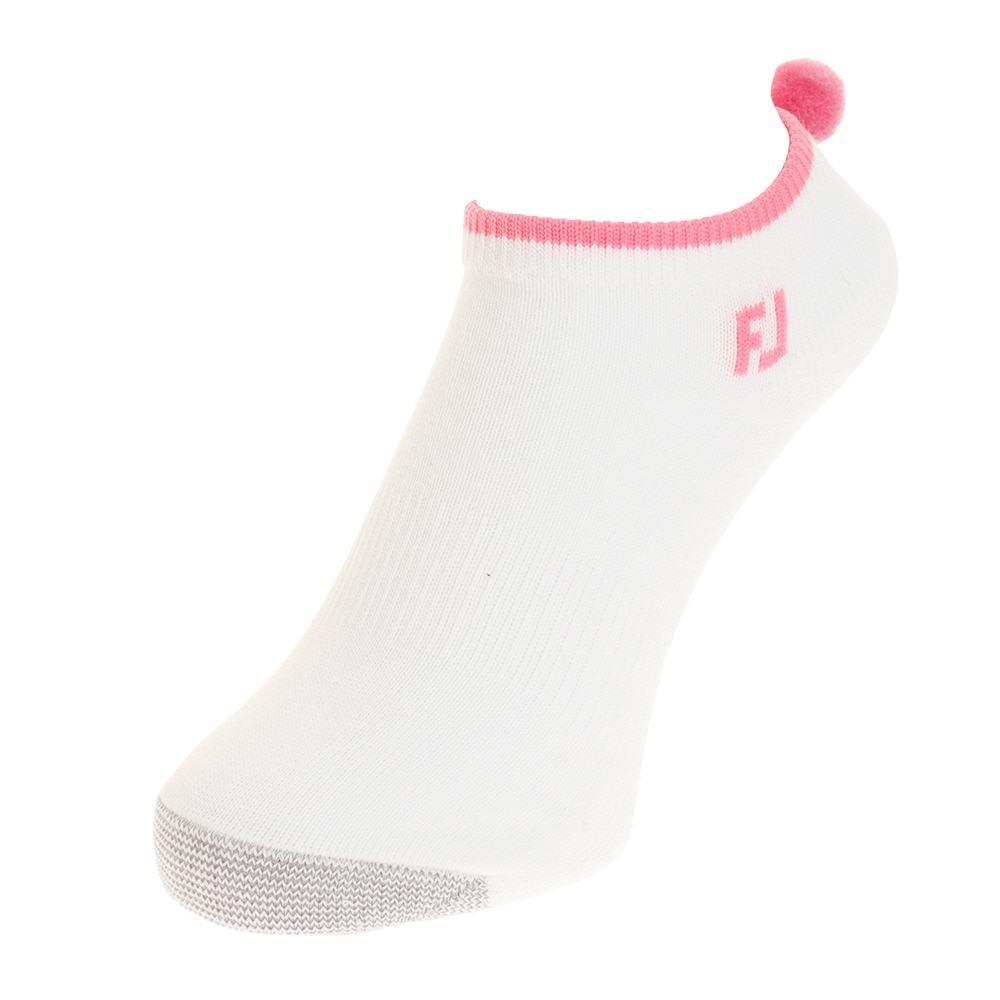 フットジョイ（FOOT JOY）（レディース）ゴルフ 吸水速乾 プロドライ ショートソックス FJSK206WP