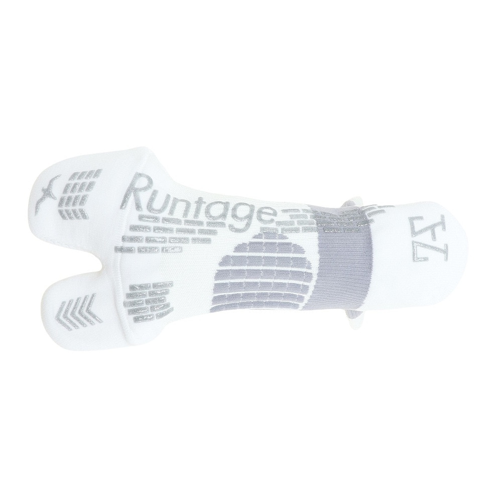 トミーアーマー（Tommy Armour）（レディース）ゴルフ 着圧 Runtage アンクルソックス TAED22F080017 WHT