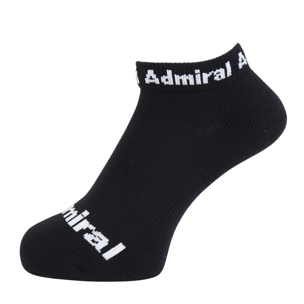 アドミラル ゴルフ（Admiral GOLF）（レディース）レディースショート丈 ゴルフソックス ADMB317F-BLK