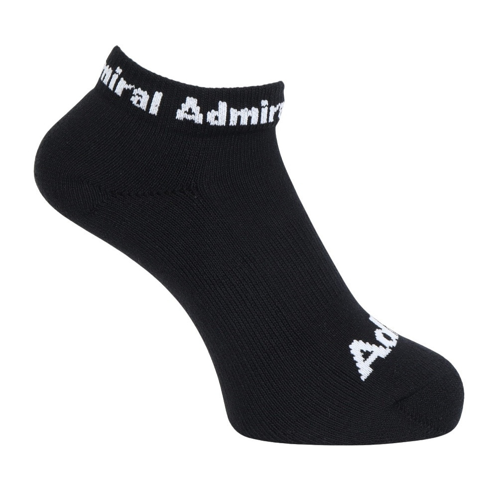 アドミラル ゴルフ（Admiral GOLF）（レディース）レディースショート丈 ゴルフソックス ADMB317F-BLK