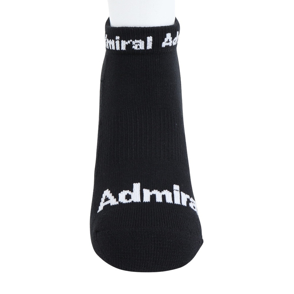 アドミラル ゴルフ（Admiral GOLF）（レディース）レディースショート丈 ゴルフソックス ADMB317F-BLK