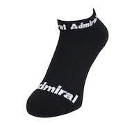 (レディース)レディースショート丈 ゴルフソックス ADMB317F-BLK