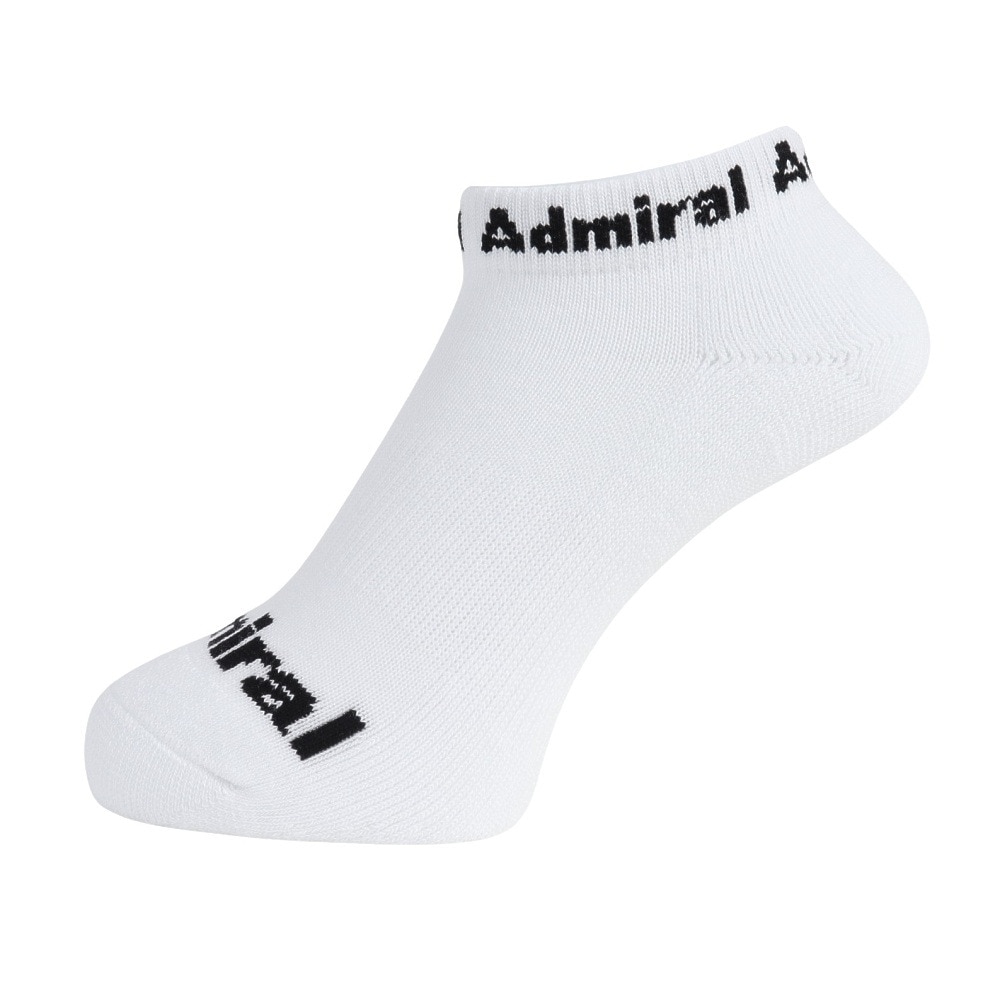 アドミラル ゴルフ（Admiral GOLF）（レディース）レディースショート丈 ゴルフソックス ADMB317F-WHT