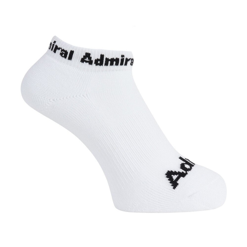 アドミラル ゴルフ（Admiral GOLF）（レディース）レディースショート丈 ゴルフソックス ADMB317F-WHT