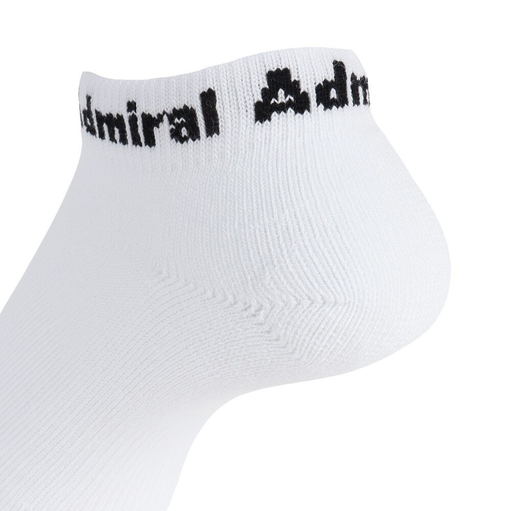 アドミラル ゴルフ（Admiral GOLF）（レディース）レディースショート丈 ゴルフソックス ADMB317F-WHT