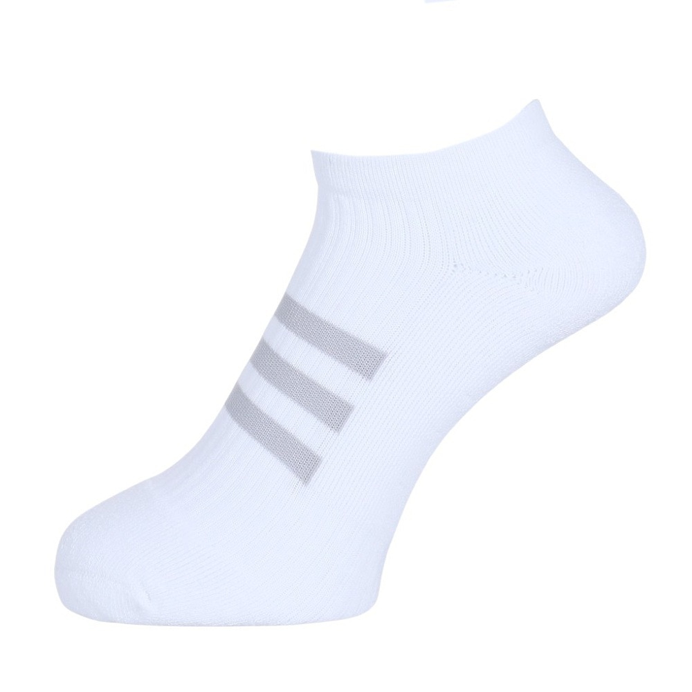 アディダス（adidas）（レディース）ゴルフ コンフォート ローカット ゴルフソックス KP404-HA9176 WH