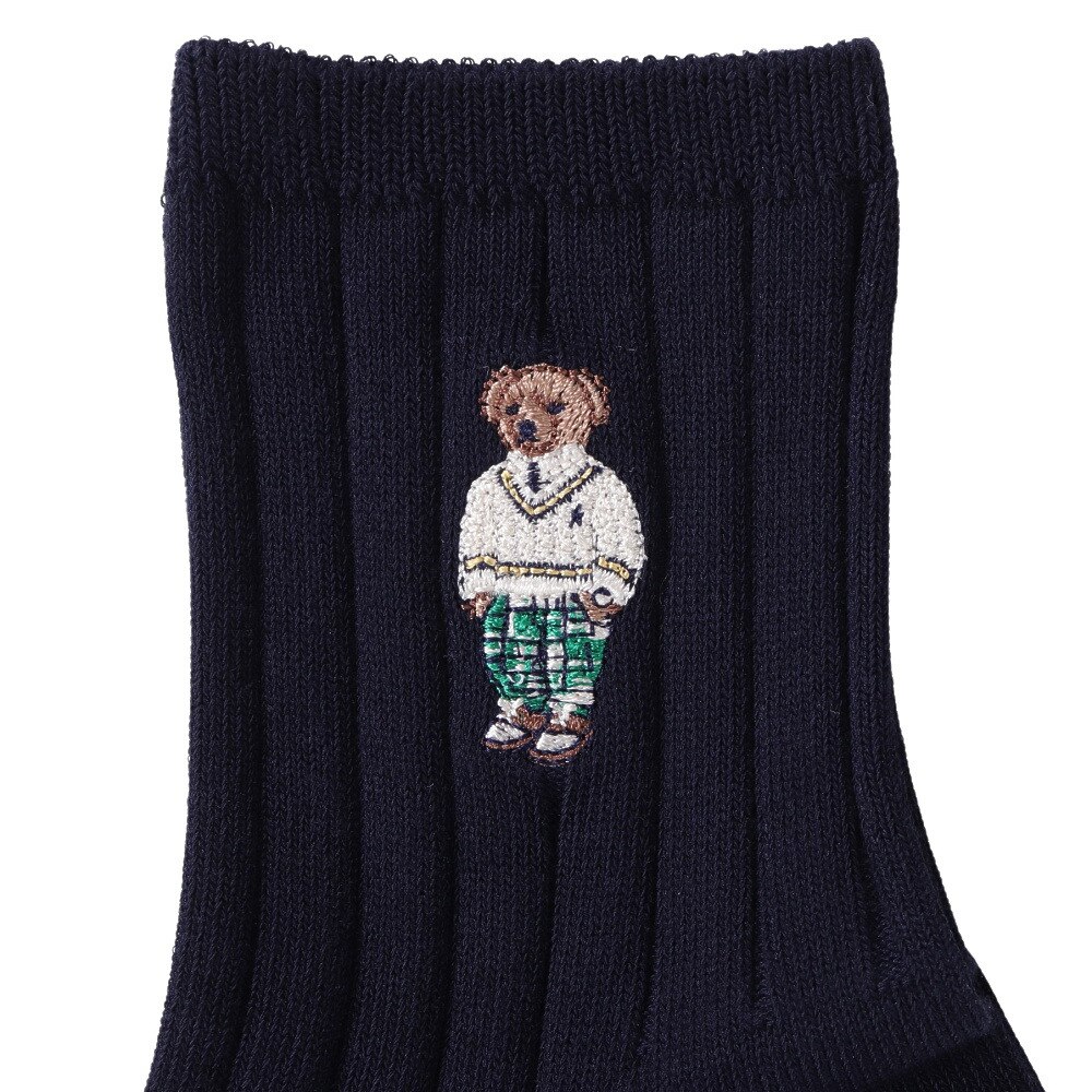 ポロ ラルフローレン（Polo Ralph Lauren）（レディース）ゴルフ 婦人 ベア刺繍 ソックス 2012-402-680