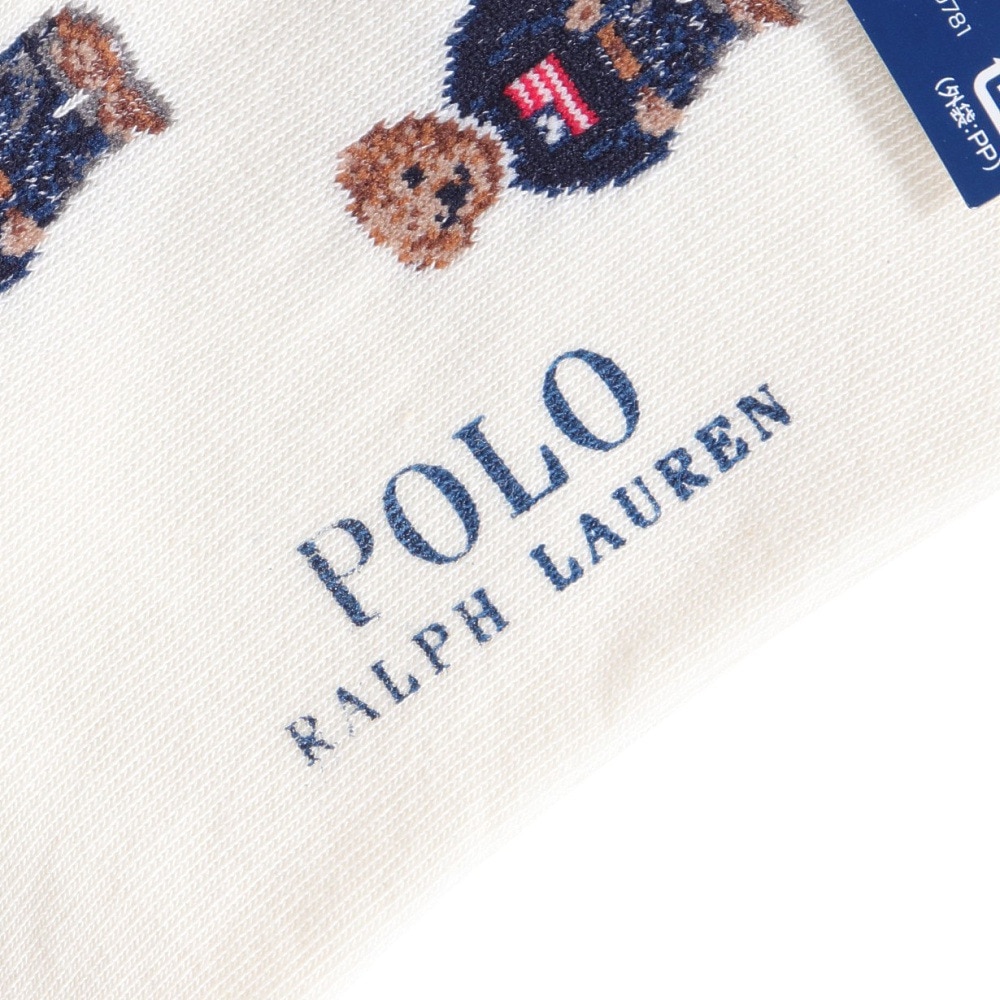 ポロ ラルフローレン（Polo Ralph Lauren）（レディース）ゴルフ 婦人 ベア総柄 ショートソックス 3207-937-68