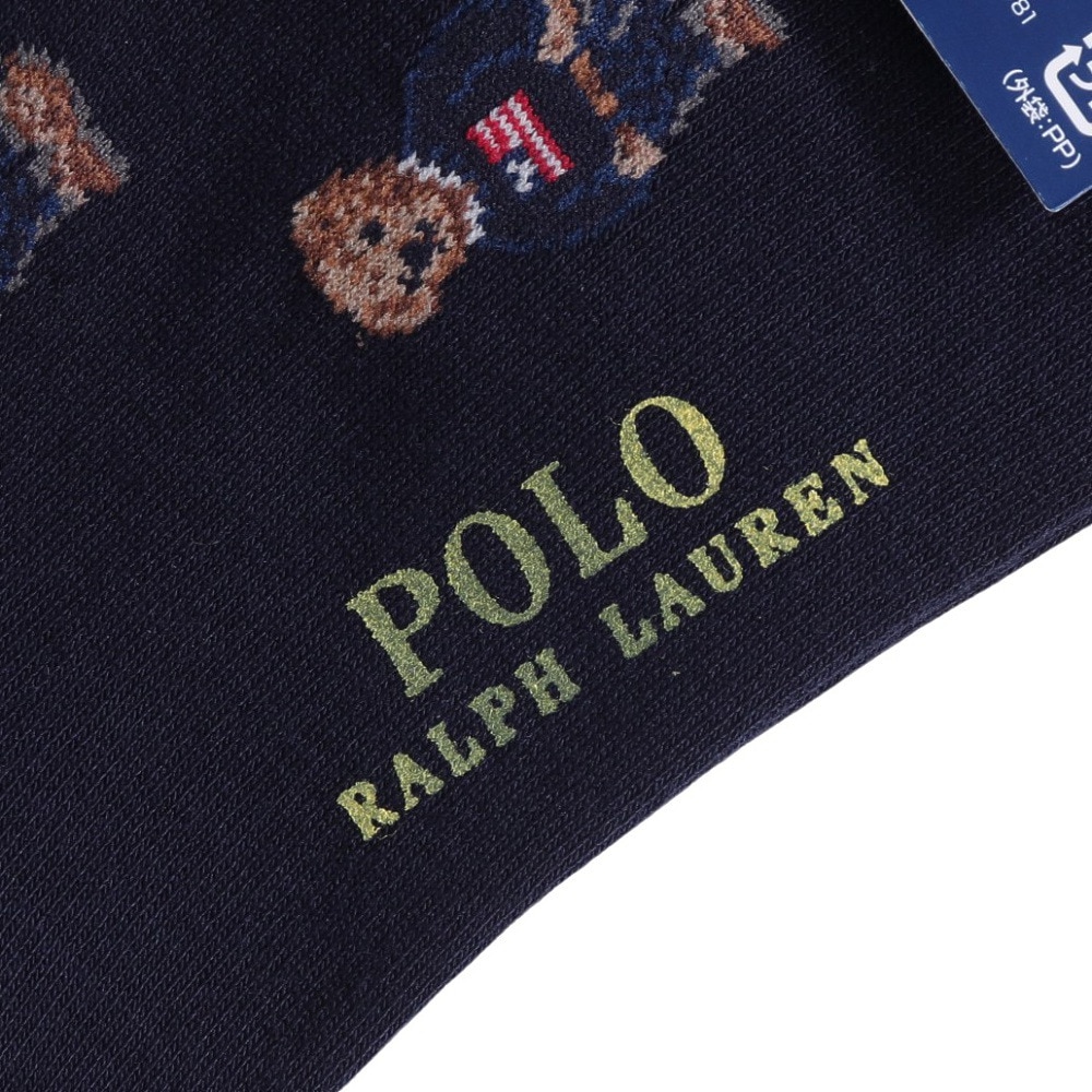 ポロ ラルフローレン（Polo Ralph Lauren）（レディース）ゴルフ 婦人 ベア総柄 ショートソックス 3207-937-91