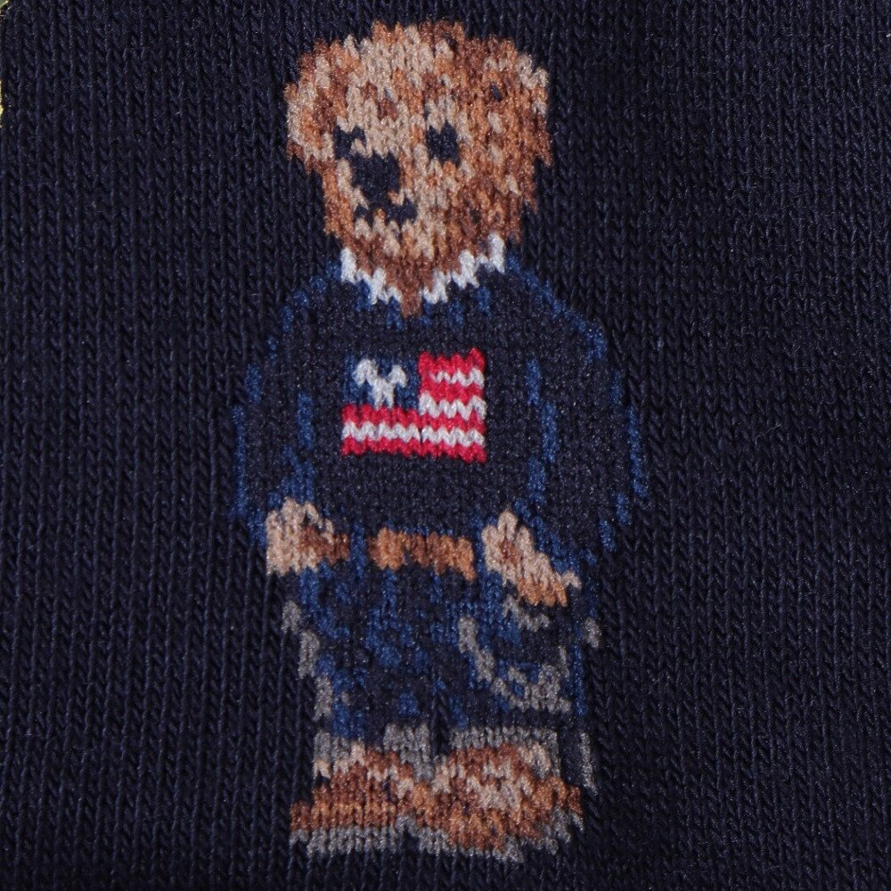 ポロ ラルフローレン（Polo Ralph Lauren）（レディース）ゴルフ 婦人 ベア総柄 ショートソックス 3207-937-91
