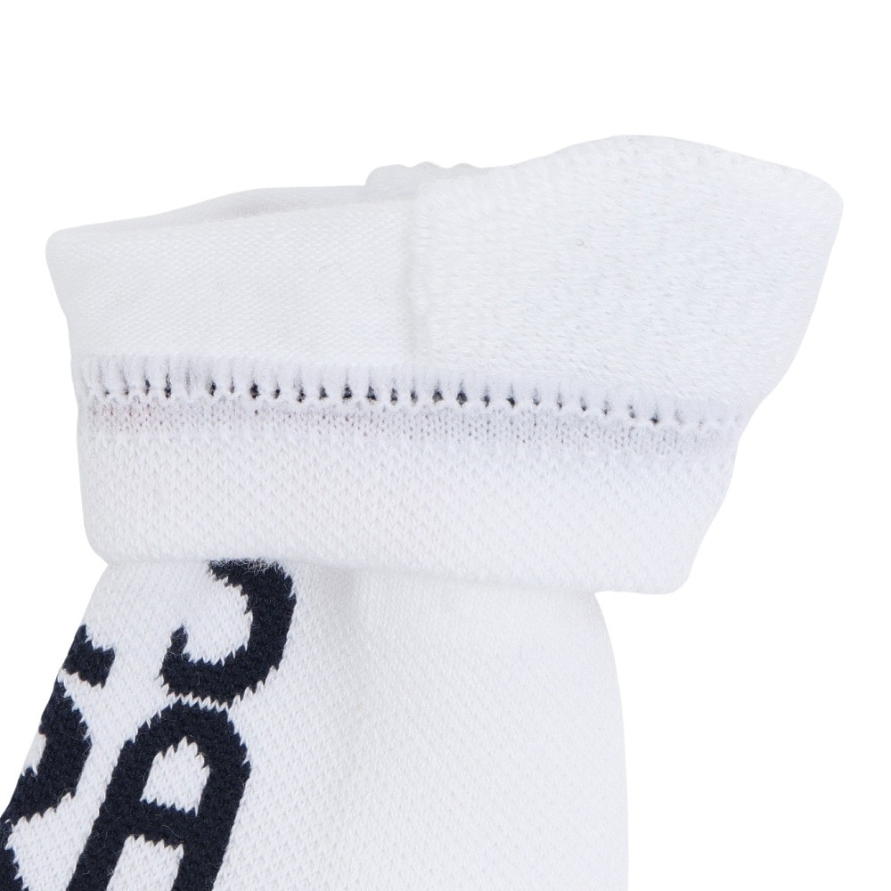 ルコックスポルティフ（lecoqsportif）（レディース）ゴルフ ロゴ入りアンクル丈ソックス QGCXJB03 WH00