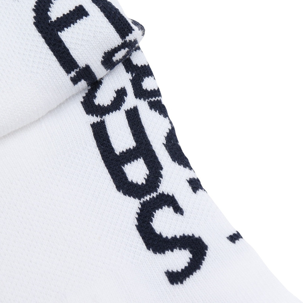 ルコックスポルティフ（lecoqsportif）（レディース）ゴルフ ロゴ入りアンクル丈ソックス QGCXJB03 WH00
