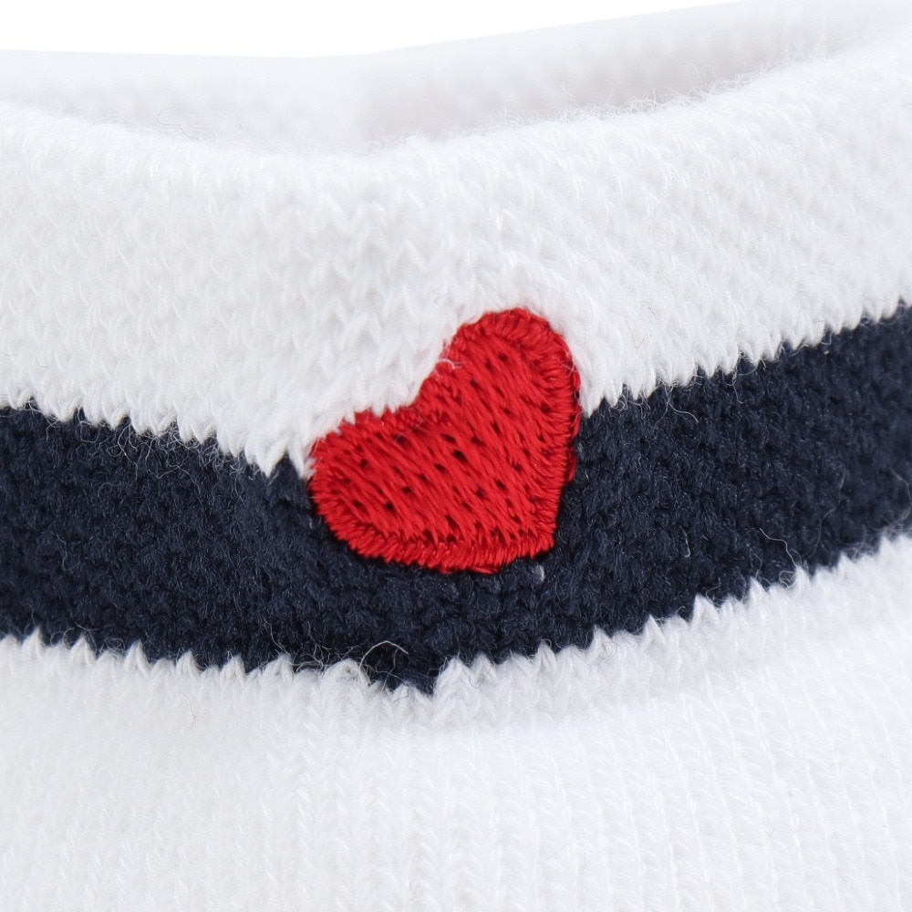 ルコックスポルティフ（lecoqsportif）（レディース）ゴルフ ロゴ入りアンクル丈ソックス QGCXJB03 WH00