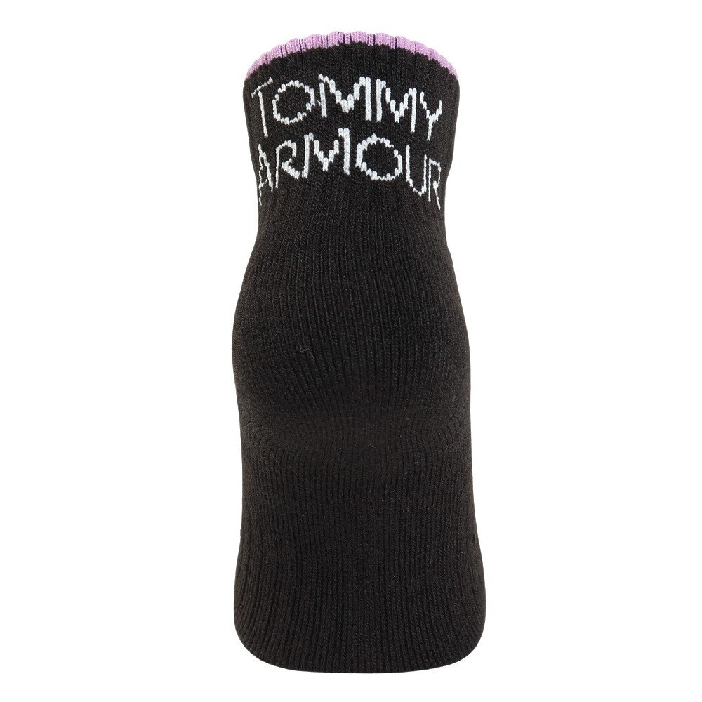 トミーアーマー（Tommy Armour）（レディース）ゴルフ 保温 消臭 ショートソックス TASK24F080012 BLK