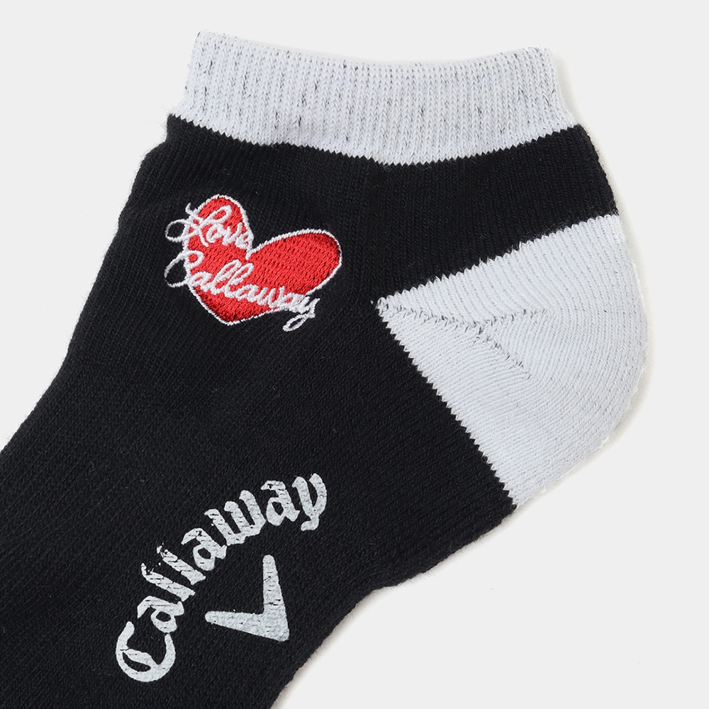 キャロウェイ（CALLAWAY）（レディース）ゴルフ ラブキャロウェイ アンクルソックス C25193202-1010