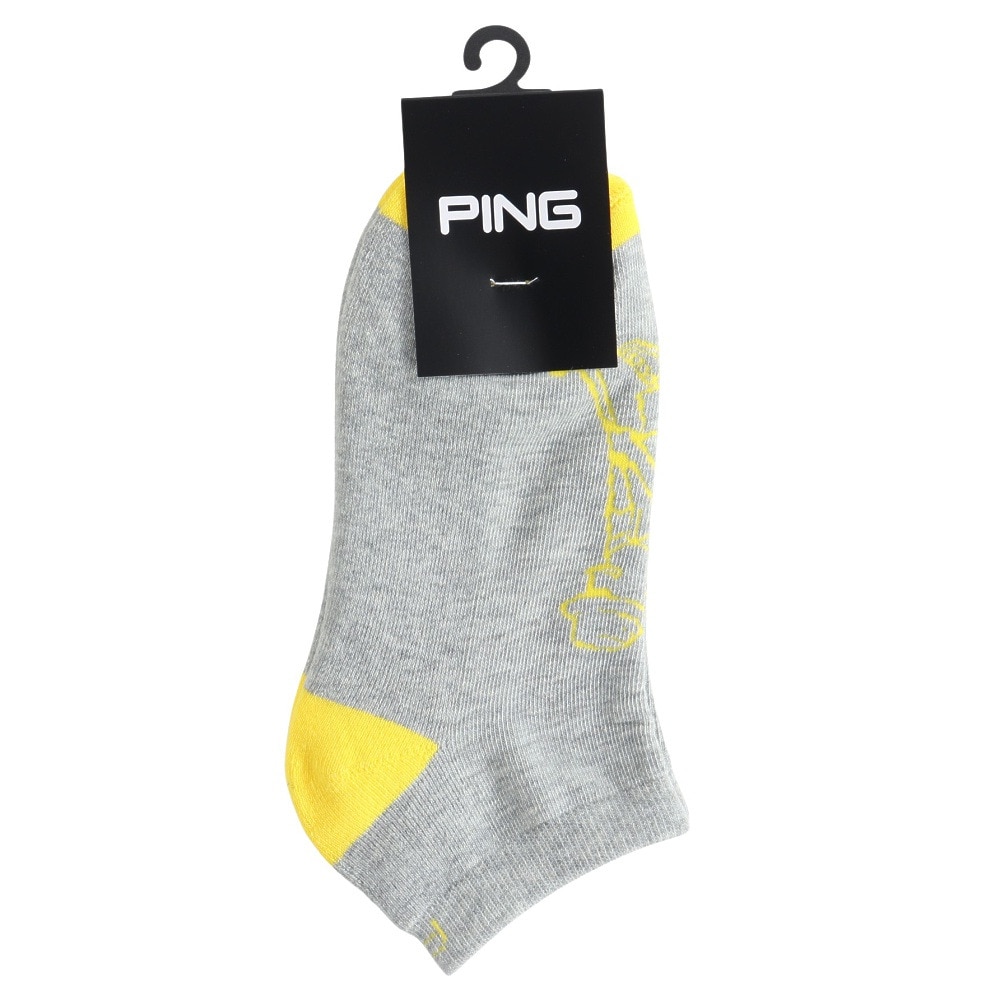 ピン（PING）（レディース）ゴルフ ポリエステル綿混 アンクルソックス 622-5186104-020