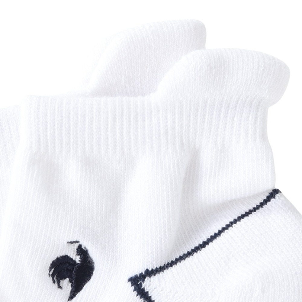 ルコックスポルティフ（lecoqsportif）（レディース）ゴルフ 定番アンクル丈ソックス LG5SSO01L WH00