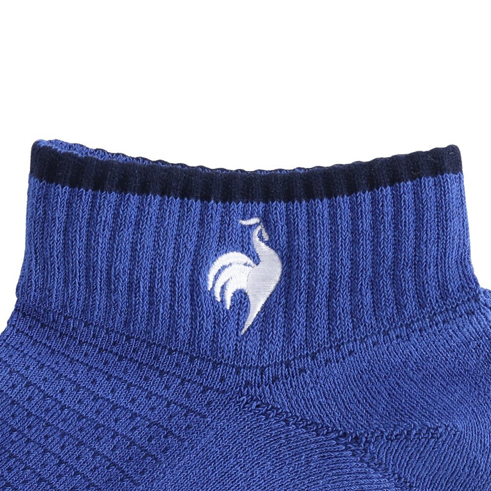 ルコックスポルティフ（lecoqsportif）（レディース）ゴルフ 涼感アンクル丈ソックス LG5SSO11L BL00