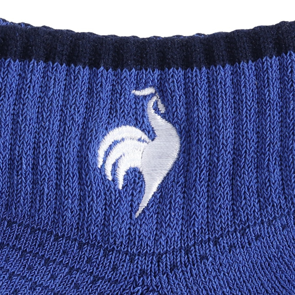 ルコックスポルティフ（lecoqsportif）（レディース）ゴルフ 涼感アンクル丈ソックス LG5SSO11L BL00
